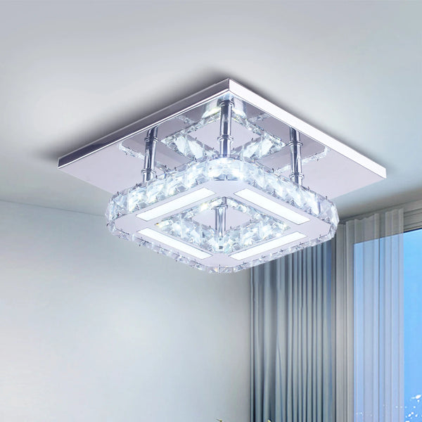 Celeste Crystal Flush Light