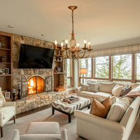 Bramble Farmhouse Chandelier