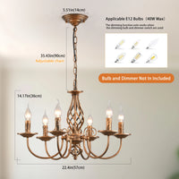 Bramble Farmhouse Chandelier
