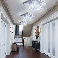 Celeste Crystal Flush Light