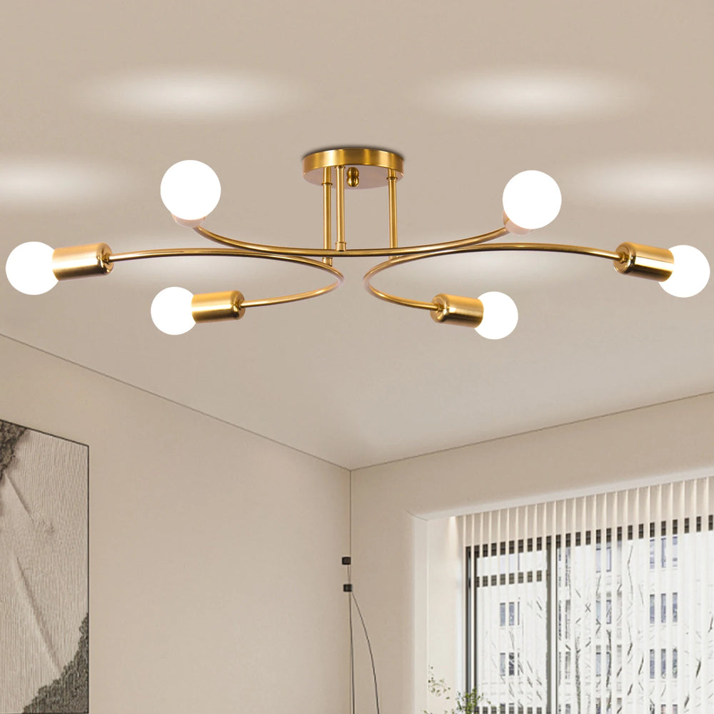 Solène Gold Crystal Chandelier