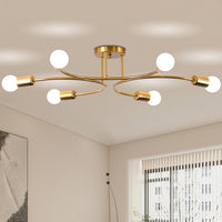 Solène Gold Crystal Chandelier