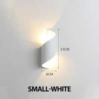 Vela Spiral Wall Light