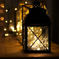 1PC 100 LED Waterproof Battery Box Copper Wire Fairy Lights, 8 Modes Camping lights, used for Garden Patio Party Weddings