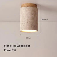 Kumo Wood &amp; Stone Downlight