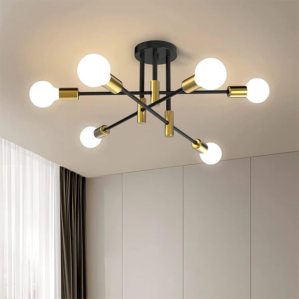 Forge Iron Chandelier
