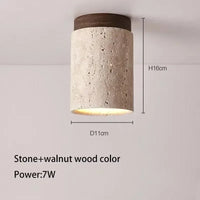 Kumo Wood &amp; Stone Downlight